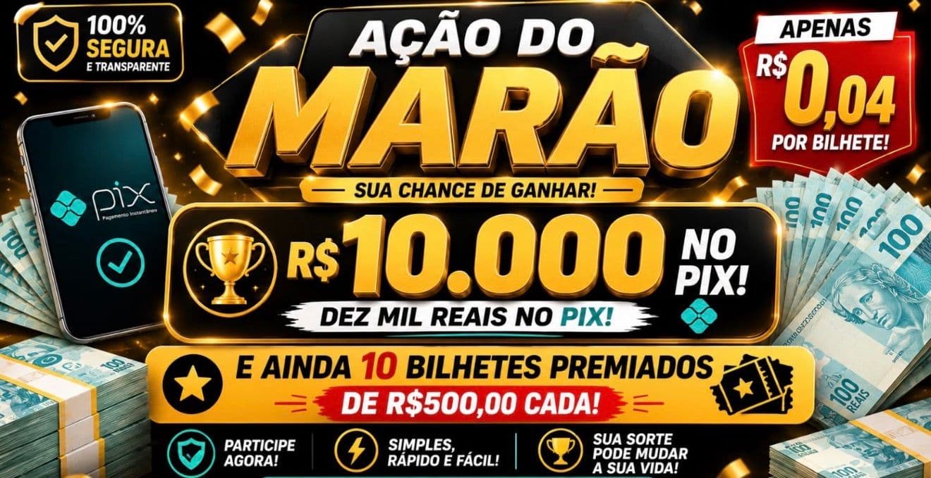 Imagem da campanha ED 3 Ação 10 mil no pix